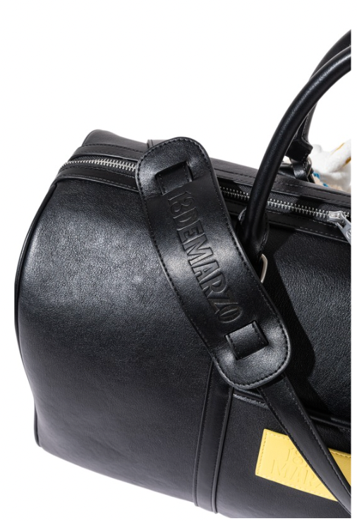 13DE MARZO Pilot Bear Travel Bag Medium Black - 13DE MARZO