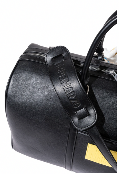 13DE MARZO Pilot Bear Travel Bag Medium Black - 13DE MARZO