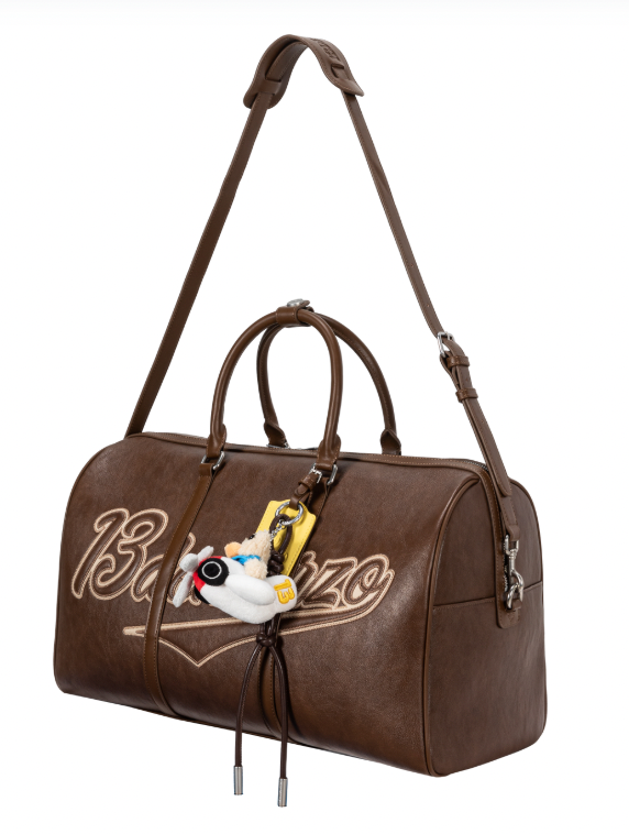13DE MARZO Pilot Bear Travel Bag Medium Brown - 13DE MARZO