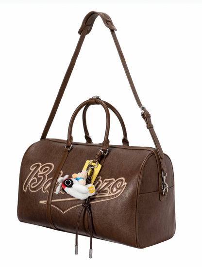 13DE MARZO Pilot Bear Travel Bag Medium Brown - 13DE MARZO