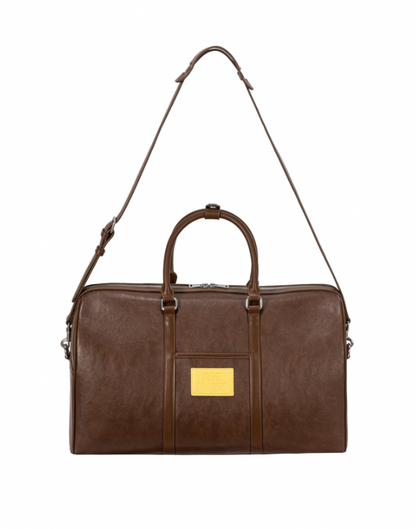 13DE MARZO Pilot Bear Travel Bag Medium Brown - 13DE MARZO