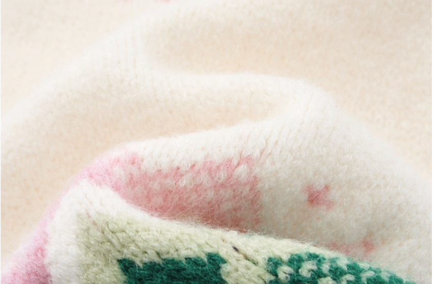 13DE MARZO Fair Isle Leg Warmer Beige - 13DE MARZO