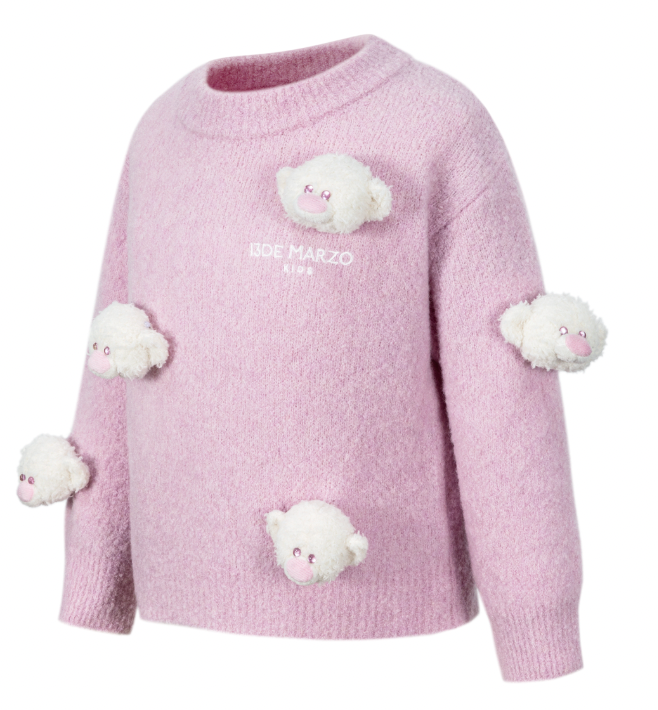 13DE MARZO BabyBear Full Sweater Pink - 13DE MARZO