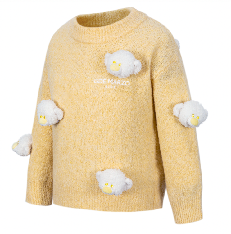 13DE MARZO BabyBear Full Sweater Yellow - 13DE MARZO