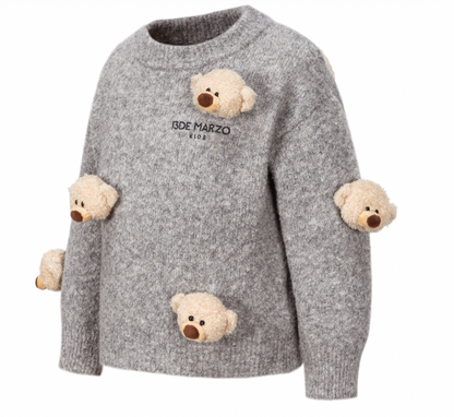 13DE MARZO BabyBear Full Sweater Grey - 13DE MARZO