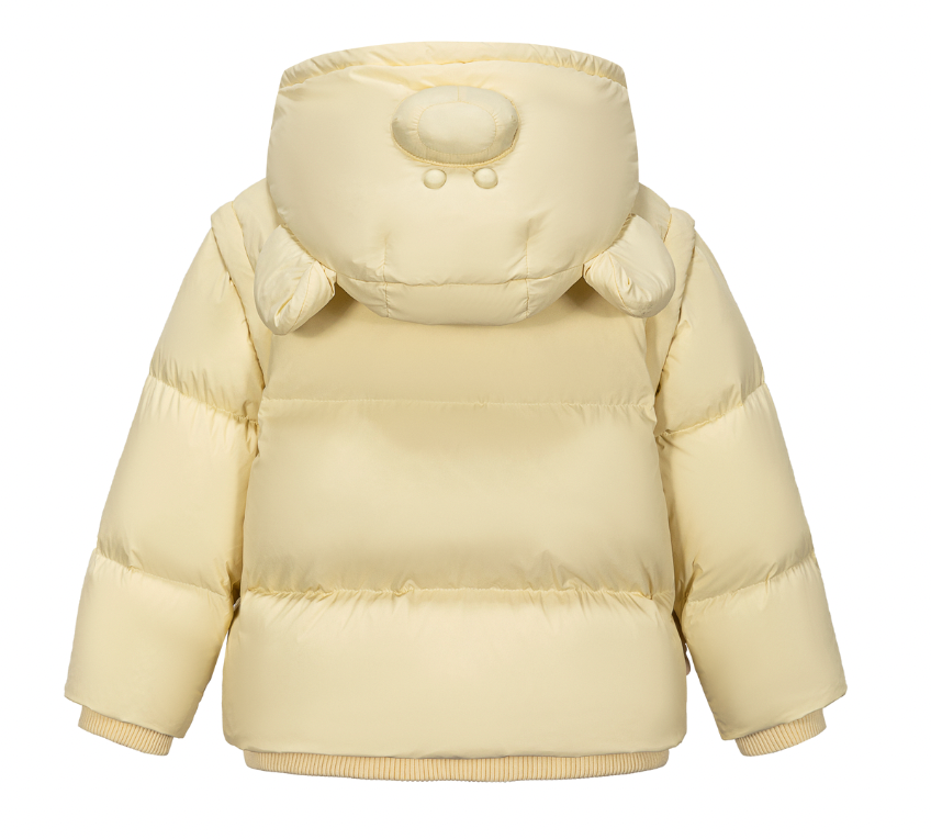 13DE MARZO BabyBear Detachable Down Jacket Yellow - 13DE MARZO