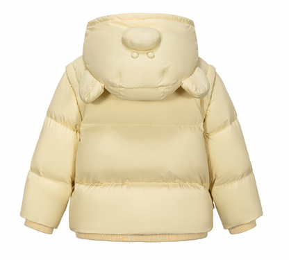 13DE MARZO BabyBear Detachable Down Jacket Yellow - 13DE MARZO