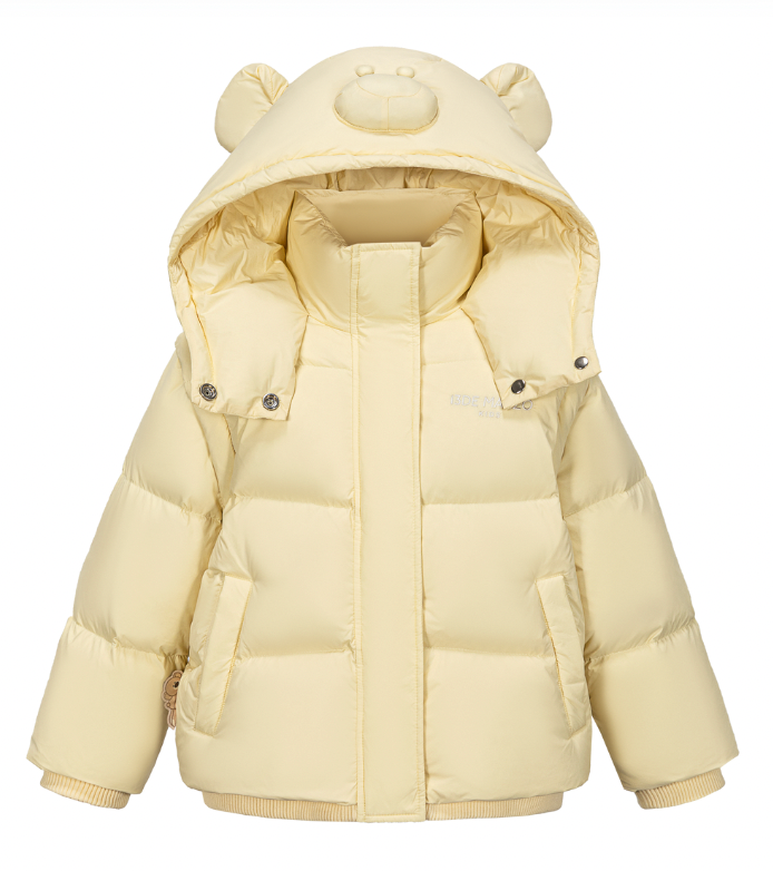 13DE MARZO BabyBear Detachable Down Jacket Yellow - 13DE MARZO
