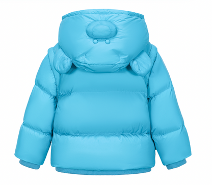 13DE MARZO BabyBear Detachable Down Jacket Blue - 13DE MARZO