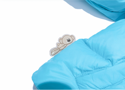 13DE MARZO BabyBear Detachable Down Jacket Blue - 13DE MARZO