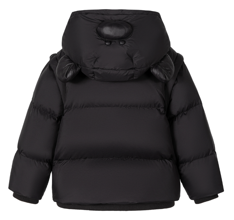 13DE MARZO BabyBear Detachable Down Jacket Black - 13DE MARZO