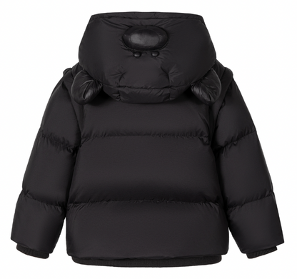 13DE MARZO BabyBear Detachable Down Jacket Black - 13DE MARZO