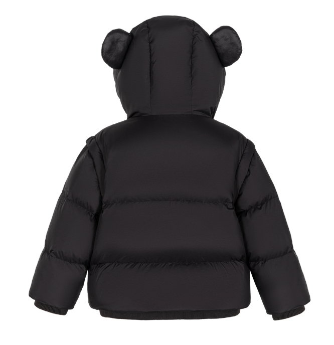 13DE MARZO BabyBear Detachable Down Jacket Black - 13DE MARZO
