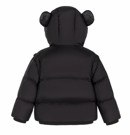 13DE MARZO BabyBear Detachable Down Jacket Black - 13DE MARZO