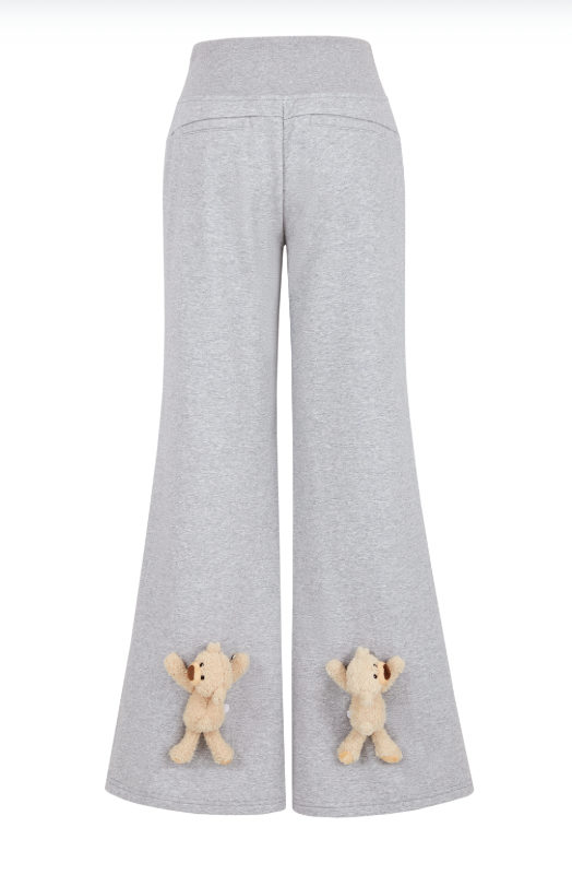 13DE MARZO Base Wide Flare Pants Grey - 13DE MARZO