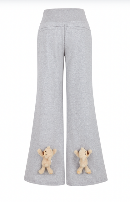 13DE MARZO Base Wide Flare Pants Grey - 13DE MARZO