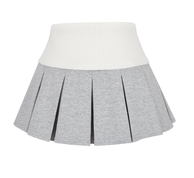 13DE MARZO Bear Head Upper Skirt Grey - 13DE MARZO