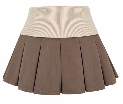 13DE MARZO Bear Head Upper Skirt Brown - 13DE MARZO