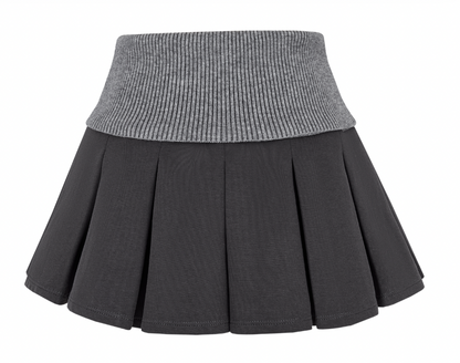 13DE MARZO Bear Head Upper Skirt Dark Grey - 13DE MARZO