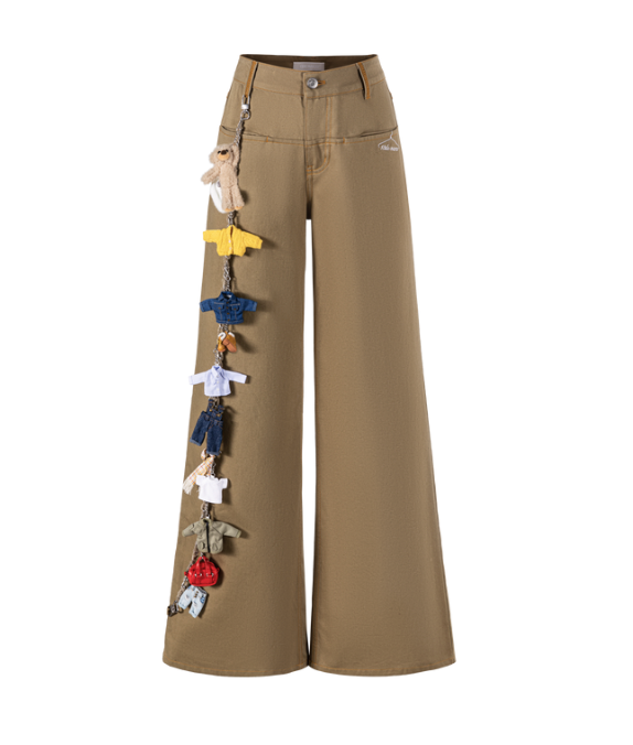 13DE MARZO Tailor Bear Hanger Cargo Pants Green - 13DE MARZO