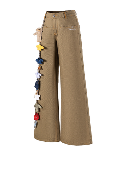 13DE MARZO Tailor Bear Hanger Cargo Pants Green - 13DE MARZO