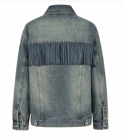 13DE MARZO Western Cowboy Denim Jacket - 13DE MARZO