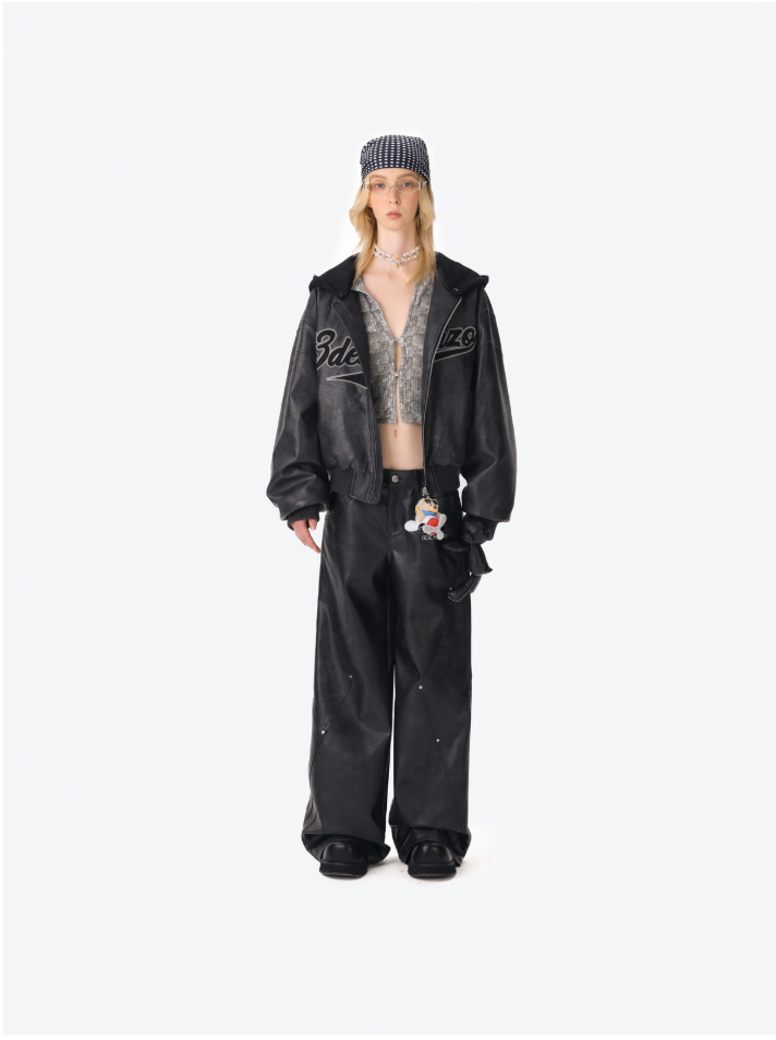 13DE MARZO Pilot Bear Vintage Jacket - 13DE MARZO