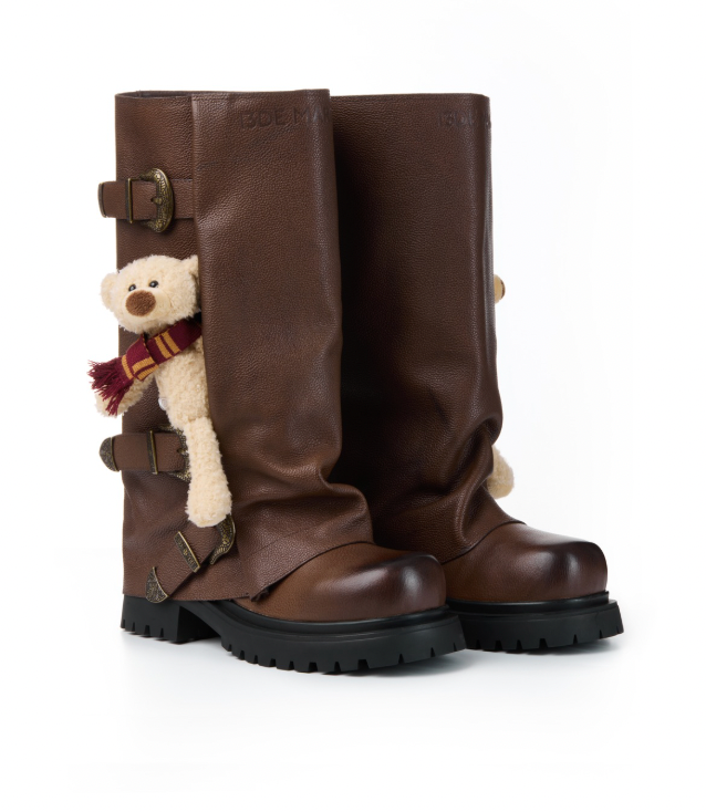 13DE MARZO Bear High Boots Brown - 13DE MARZO