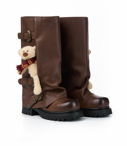 13DE MARZO Bear High Boots Brown - 13DE MARZO