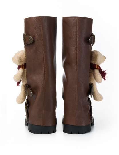 13DE MARZO Bear High Boots Brown - 13DE MARZO