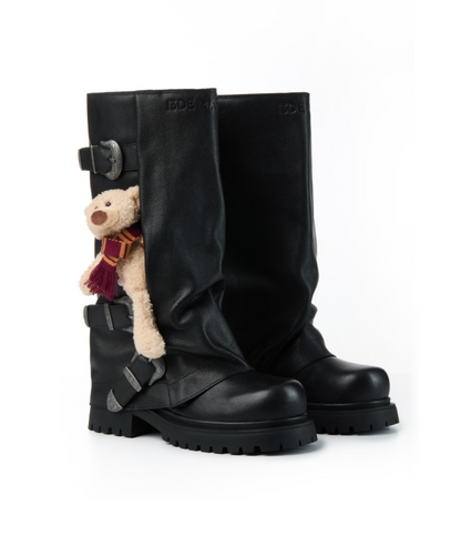 13DE MARZO Bear High Boots Black - 13DE MARZO