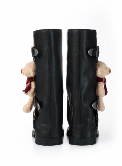 13DE MARZO Bear High Boots Black - 13DE MARZO