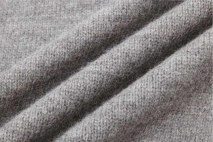 13DE MARZO Bear Knit Hoodie Dress Grey - 13DE MARZO