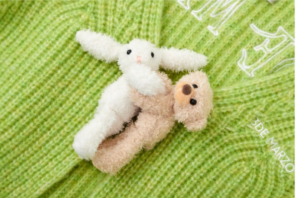 13DE MARZO Doozoo Cuddle Button Cardigan Green - 13DE MARZO