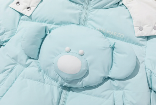 13DE MARZO BabyBear Face Down Jacket Blue - 13DE MARZO