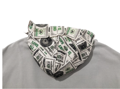 13DE MARZO Bear Cash Zipper Hoodie Grey - 13DE MARZO