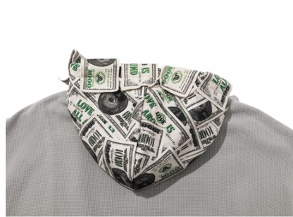 13DE MARZO Bear Cash Zipper Hoodie Grey - 13DE MARZO