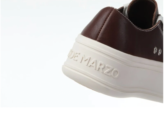13DE MARZO Digital Logo Sneakers Brown - 13DE MARZO