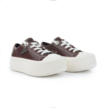 13DE MARZO Digital Logo Sneakers Brown - 13DE MARZO