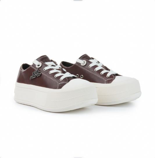 13DE MARZO Digital Logo Sneakers Brown - 13DE MARZO