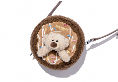 13DE MARZO BabyBear Donut Fuzzy Bag Brown - 13DE MARZO