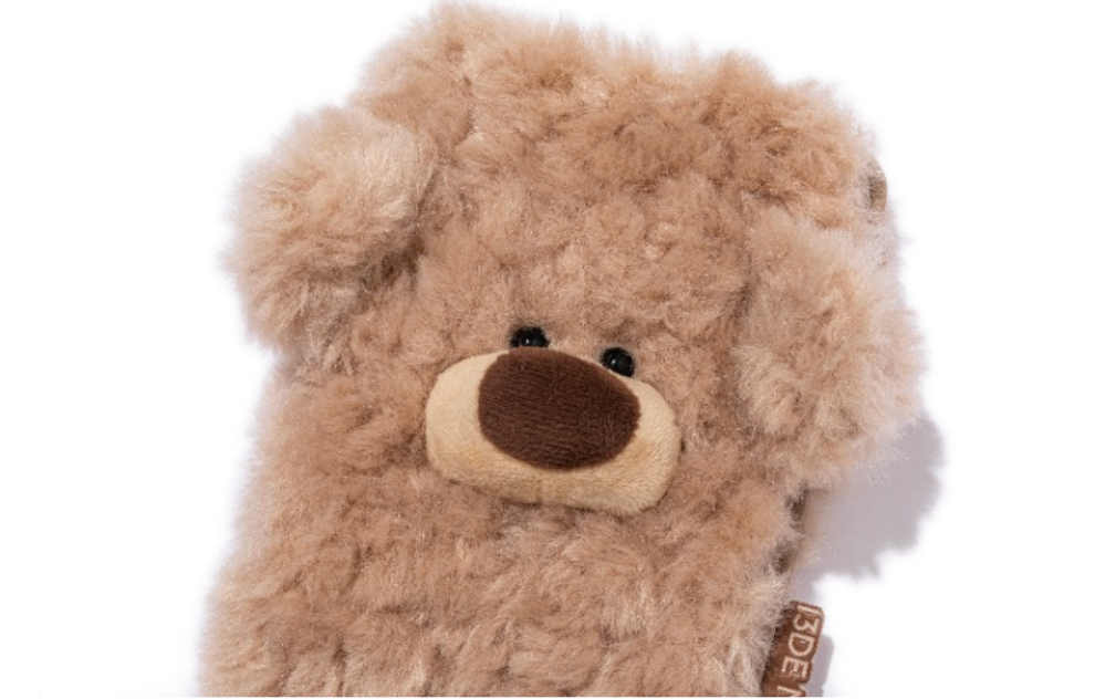 13DE MARZO Fuzzy Bear Wallet - 13DE MARZO
