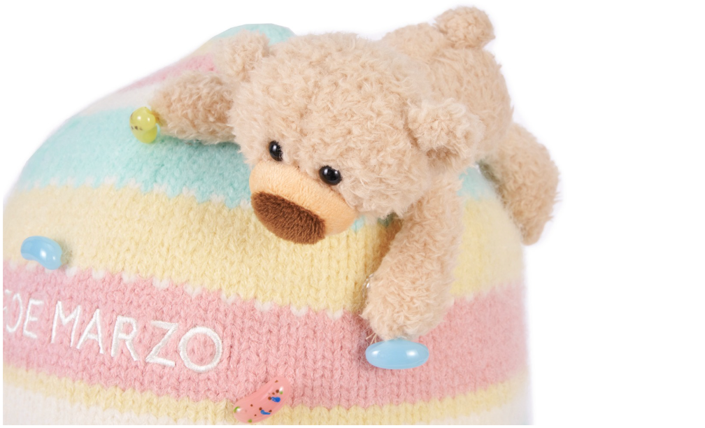 13DE MARZO Bear Sweet Bean Beanie - 13DE MARZO