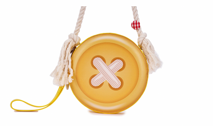 13DE MARZO Tailor Bear Button Bag Yellow - 13DE MARZO