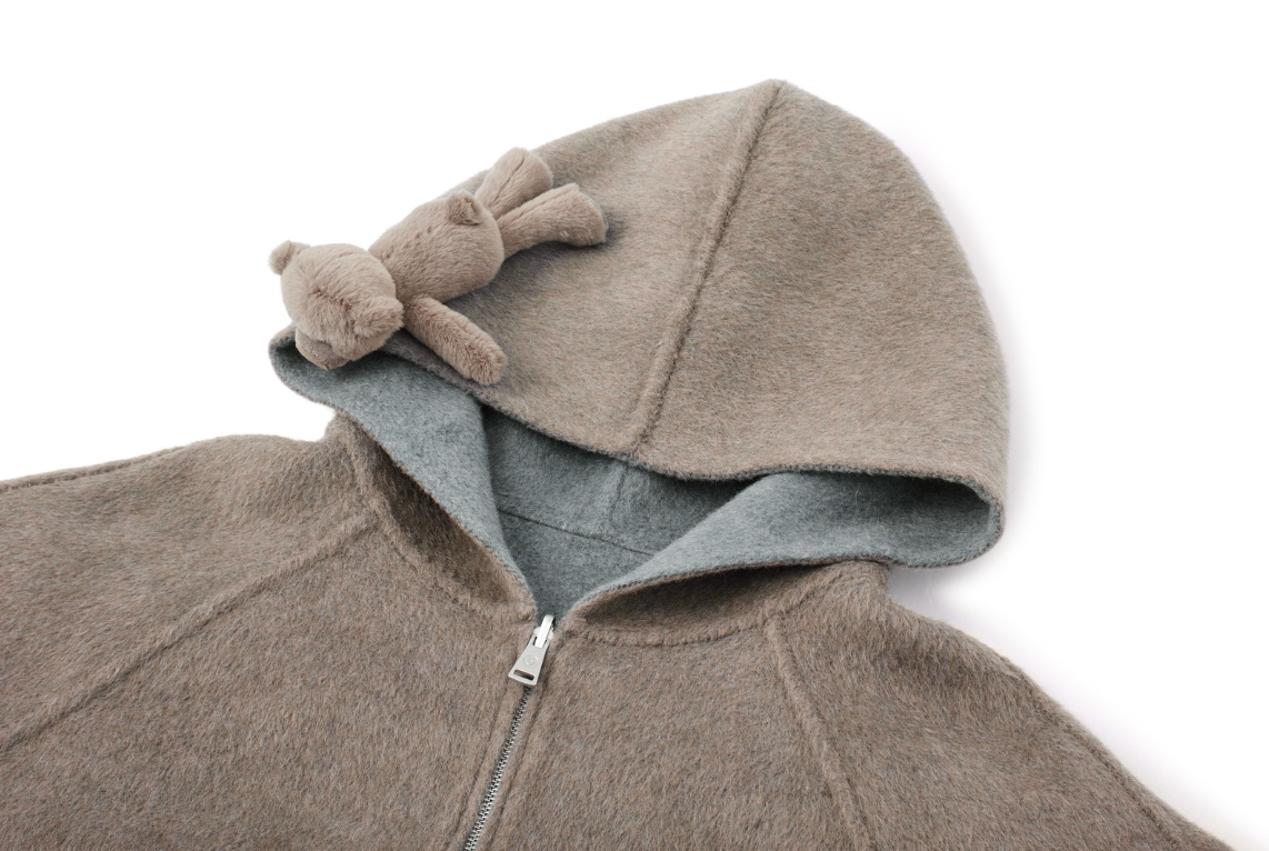 13DE MARZO Bear Doudle Fleece Coat - 13DE MARZO