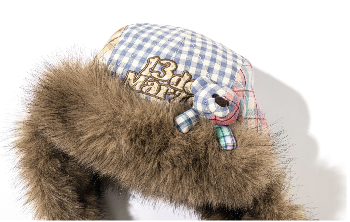 13DE MARZO Plaid Earflap - 13DE MARZO
