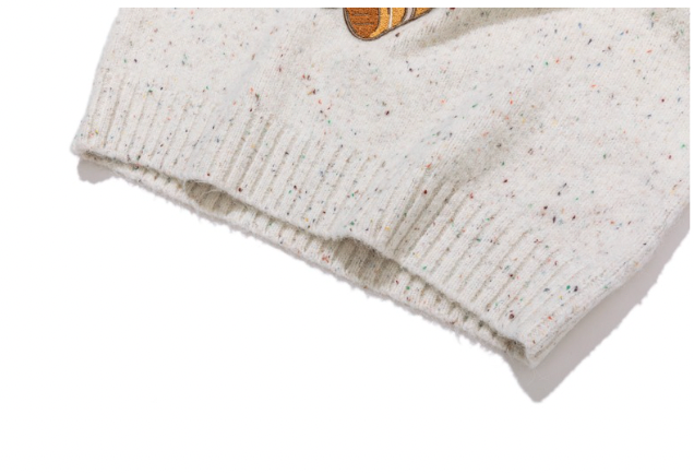 13DE MARZO Fair Isle Bear Knit Sweater - 13DE MARZO