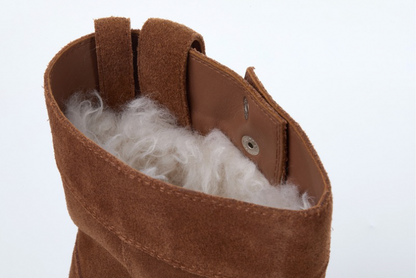 13DE MARZO Logo Snow Boots Brown - 13DE MARZO