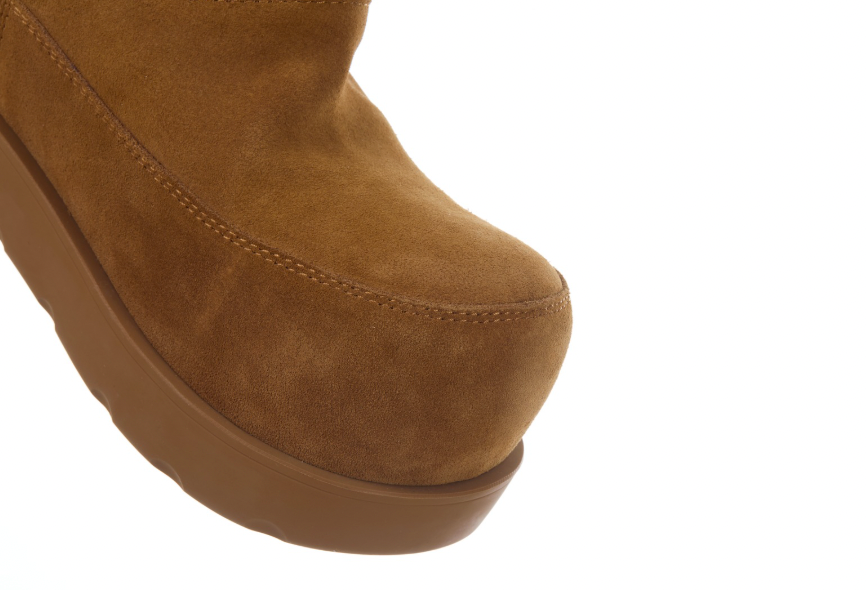 13DE MARZO Logo Snow Boots Khaki - 13DE MARZO