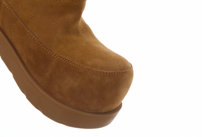 13DE MARZO Logo Snow Boots Khaki - 13DE MARZO